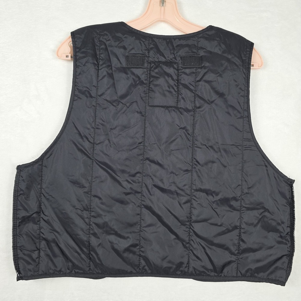 Neptune Garment Co Black Quilted Vest Liner Womens 12 Wool Poly Blend 2019 USA - Picture 5 of 10